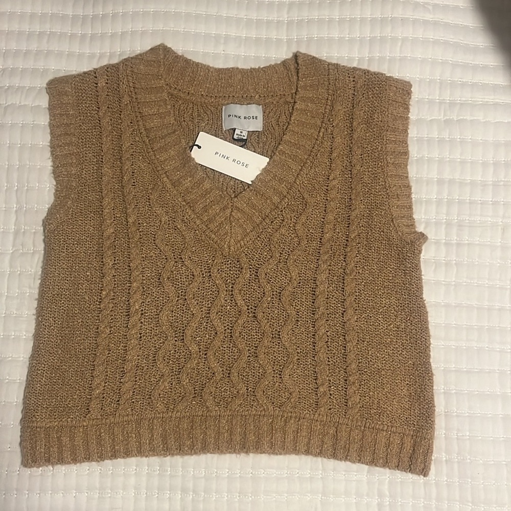 Knitted crop top